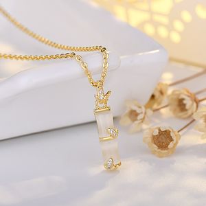 Opal Pendant Necklace S925 Silver Plated Gold Plated Women Girls Lady Christmas Gift