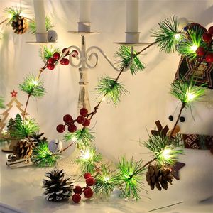 Juldekorationer 2023 år dekoration LED Light Rattan String Bell Tree Pendant Creative Decorative 220921