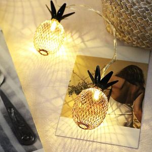 Saiten LED-Ananas-Lampe, Feen-/Garten-Lichterkette, 10/20 LEDs, wasserdicht, batteriebetrieben, für Weihnachten, Hochzeit, Jahr