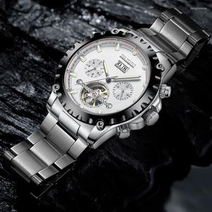 腕時計haiqin 2022贅沢な男性は、機械式のメンズウォッチブランドを監視します。