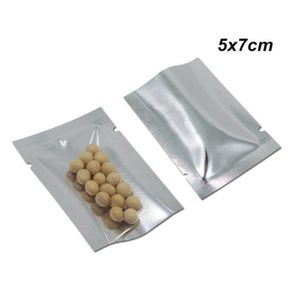 Packaging Bags 5x7 Cm Small Open Top Front Clear Aluminum Foil Food Storage Bags Mylar Vacuum Sealer Packing Pouch Heat Seala jllXRk mxyard