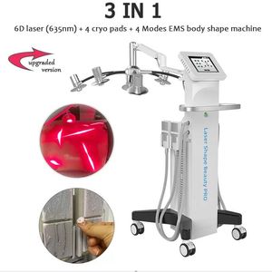 Spa Anv￤nd 635Nm Slimming Fat Reduction Red Light Therapy Viktminskning Diode Laser EMS Cryo Pads Cavitation Body Shape Skintighten Red