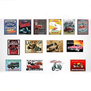 Metal Painting Barber shop storefront soft-installed license plate tin painting wrought iron bedroom hot pot shop decorations personality retro nostalgic