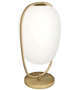 Lampy stołowe Kreatywne złotą miedź nowoczesne modne biurko światło do sypialni nocna studia