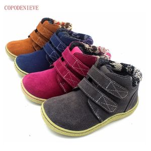Boots COPODENIEVE The winter of the children shoes girl casual natural leather boots breathable boy 220921