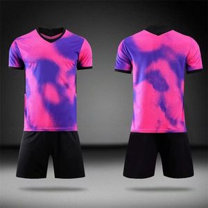 Running Conjuntos de futebol personalizado Kit de futebol masculino Jackets infantis de treinamento esportivo uniformes de traje de traje kits infantil adultos camisas 220922