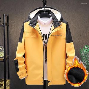 Piumino da uomo Parka da uomo Giacca invernale da uomo Large Size 5XL Capispalla imbottita in cotone Uomo Fleece Plus 8XL 6XL Cappuccio spesso caldo oversize