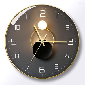 Настенные часы классические кухонные цифровые часы современный дизайн стильные металлические декоративные тихое оротологио