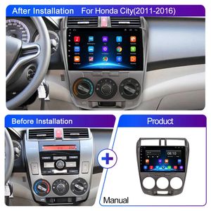 10 polegadas na tela de v￭deo Android GPS Navigation Player para Honda City 2007-2011