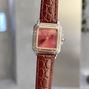 Новый топ модный Quartz Watch Women Gold Silver Dial Специальный дизайн классические наручные часы.