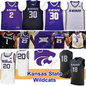 Kansas State Wildcats Basketball Jersey College Sneed Diarra Makol Mawien Levi Stockard III Gordon Murphy Richmond Blackman Beasley