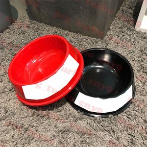 Trendy Pet Bowls Dog Supplies Letter Logo Pets Feeders Anti Fall Dogs Drinking Bowl