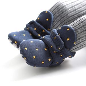 İlk Yürüyüşçüler Doğum Bebek Socks Ayakkabı Erkek Kız Toddler Öngen Pamuk Yumuşak Anti-Slip Sıcak Bebek Beşiği