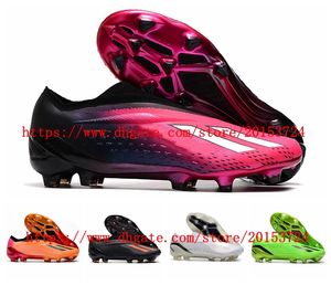 Chuteira Masculina X SPEEDPORTAL FG Chuteiras Plating Sola Malha Botas de Futebol Sola Firme Couro Macio Confortável Scarpe Calcio