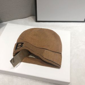 Designer de chapéu de inverno gorda de chapéu de malha masculino Caps de caveira feminino