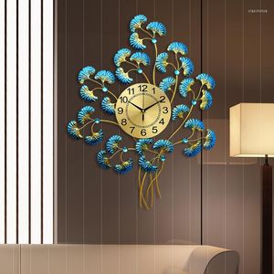 Wanduhren 3D Luxus Schlafzimmer Fancy Metall Große kreative Uhr Wohnzimmer ästhetische einzigartige Reloj Pared Home Decorating