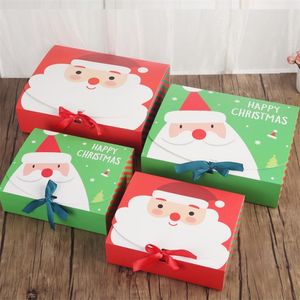 Yılbaşı Partisi Yemek Kutuları toptan satış-Hediye Sargısı Noel Arifesi Hediye Kutusu Şeker Sarma Favor Mevcut Yemek Kutuları Parti Dekoru