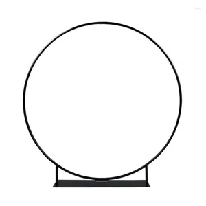 Украшение вечеринки 2022 Металлический круг круглая арка воздушный шар цветочный железный кольцо Фоновый фон рамка Свадебная мариога