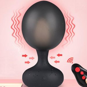 Giocattoli sessuali per coppie wireless telecomandazione telecomandata Espansione del vibratore anale vagina vibrante massaggio prostatico maschile