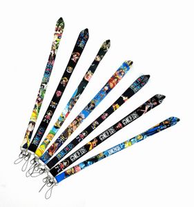 2022 Gro￟handel 20pcs Handy -Gurte Charms One Piece Japan Anime Styles Promi Lanyard Mode Keys Mobile Neck -ID -Abzeichen Anh￤nger Anh￤nger Geschenk