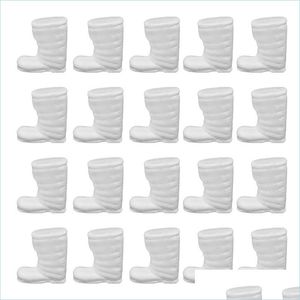 Party Decoration 20Pcs Styrofoam Christmas Boots Polystyrene Ornament Diy Boot Preschool Education Crafts Pography Props Drop Mxhome Dhfei