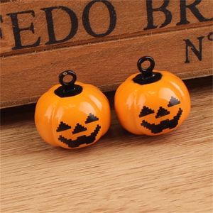 Jingle Bells Pumpkin Halloween Festival Party Zapasy ornament metalowy dzwonek do domowej imprezie dekoracja dekoracja DIY 19x19mm 20220922 Q2