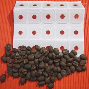 Kaffeefilter außerhalb Aufkleber Ventile für Bohnen Frische Aroma gärende saure Produkte Beutelverpackung transparent