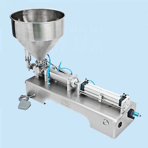 Tek Kafa Dolgu Makineleri Yarı Otomatik Dondurma Su Sıvı Bal Suyu Sos Teşer Mütte