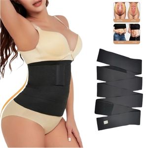 Slimming Belt 3/4/5/6M Shaperwear Bandage Wrap Waist Trainer Women Tummy Corset Top Stretch Bands Cincher Body Shaper 220921