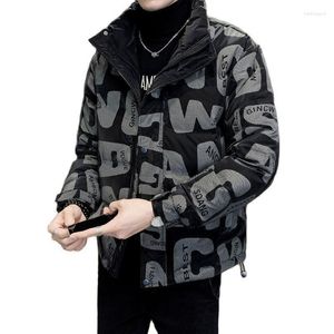 Herren Daunenparkas 2022Explosive Main Push Letter 80% Weiße Entenjacke Trend Dicker Winter