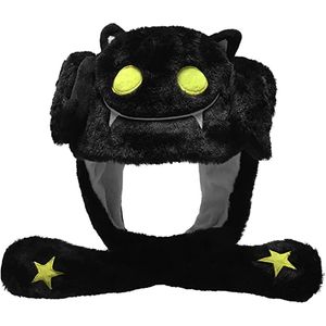 Czapki czapki z czapką ucha. Kapelusz Jumping Zabawny pluszowy duch unisex earflaps ruchome uszy cosplay halloween impreza dla dzieci chłopcy dziewczęta 220921