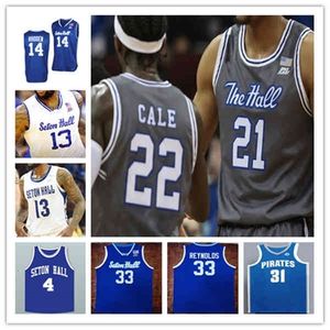 WSKT Seton Hall Shu Basketbol Jersey Koleji Jared Rhoden Bryce Aiken Myles Cale Kadary Richmond Alexis Yetna Tyrese Samuel Tepsi Jackson Jamir