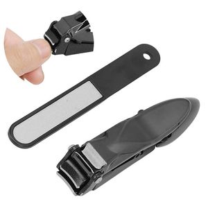 Cutícula de tesoura Cuttador de unhas Armazenamento automático Creche de unhas de unhas com cortador de arquivos Cutícula Scissors Professional Manicure Tool 220922