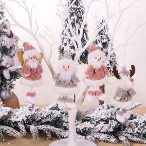 Christmas Decorations Angel Doll Plush Tree Ornaments Merry For Home 2022 Xmas Navidad Gifts Year