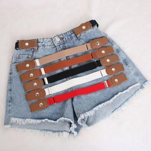 Cinture Jeans elastici regolabili Pantaloni Ragazzi e ragazze Cintura in vita Tela elasticizzata senza fibbie Bambini