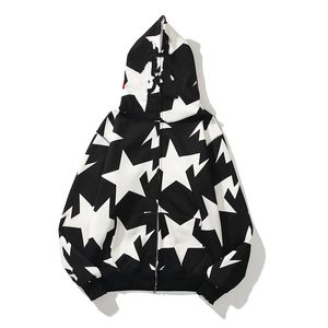 21mens hoodies designer hoodie luminous women sweatshirts letters Camo Shark hoody oversized