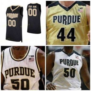 SJ NCAA College Purdue Boilermaker Basketball Jersey 20 Nojel Eastern 21 Matt Frost 50 Trevion Williams 55 Sasha Stefanovic Custom Stitched