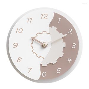 Relógios de parede relógios digitais modernos grandes decorativos brancos luxuoso salão silencioso pendurado Horloge Murale Home Decoration