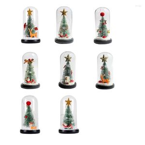 Party Decoration 2022 Christmas LED Light Glass Shade Decor TABLEDOP CRAFTS ART PREATE GREGT FￖR BARN GIRLS BￖDDELIGHET