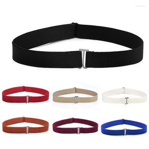 Cinture cintura elastica elastica invisibile tretch semplice slim unisex unisex pigro senza cuciture accessori per cinturini web.