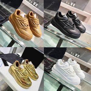 Tasarımcı Rahat Ayakkabılar Odissea Sneakers Erkek Kadın Eğitmenler Buzağı Derisi Eğitmen Delikli Toe Caps Sneaker Platformu Kauçuk Ayakkabı