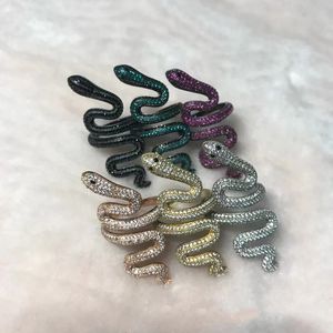 Pierścienie klastra Taylor Mildewed Oficjalna strona ograniczona otaczająca się Spirant Snake Ring Cover Advanced Design Pierścień z oryginalnym pakietem283i