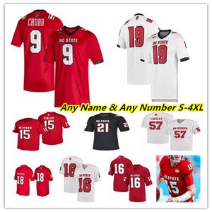 NC State Wolfpack College Football Jerseys Devin Leary Jack Chambers Demie Sumo-Karngbaye Houston Delbert Mimms III Thayer Thomas Anthony Smith Derrek Pitts Jr. 4XL
