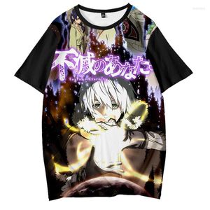 Erkek Tişörtleri Sonsuzluk Fushi Gugu Cosplay T-Shirt Anime Gömlek Yaz kısa kollu tees üstleri