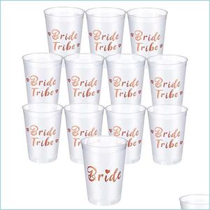 Party Decoration 1pcs Hen Cup Bride Tribe Single Bridal Shower Supplies Spirit Wedding Bridesmaids-7 Drop Delivery NerdsRopeBags500MG DHTBH