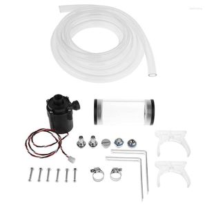 Computer Coolings 1Pcs G1/4 Thread 19W Sc600 Pump Water Cooling & 2M Transparent Pvc Pipe Tube Soft