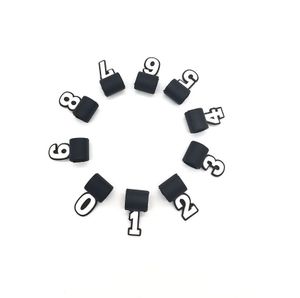 Silicone Numbers for Sport Tornado Titanium Necklace Baseball Number
