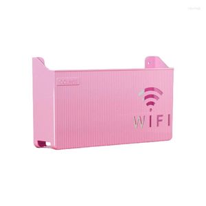 Крюки на стену монтированной Wi -Fi Router Box Box Power Plus Plus Wire Cracket Organizer для домашней спальни гостиная полки