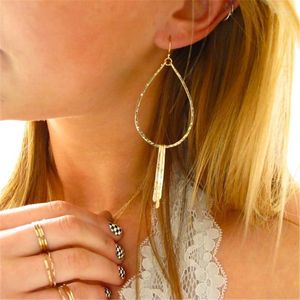 Hoop Earrings Gold Filled Handmade 925 Silver Jewelry Vintage Hammered Tassel Brincos Pendientes Oorbellen For Women