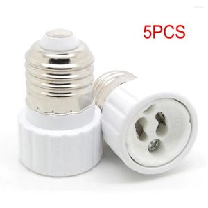 Titulares da lâmpada 5pcs 200w 2-3a e27 e26 para GU10 Base do soquete da lâmpada GU10 Conversor de adaptador de base para parafuso com suporte de material de alta qualidade